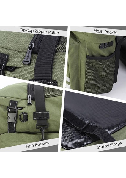 Yağmurluk Tarzı 3'ü 1 Arada Bisiklet Arka Yan Çanta Dağ Bisikleti Bagaj Çantası Bagaj Taşıyıcı Bisiklet Aksesuarları (Yurt Dışından) fırsatları