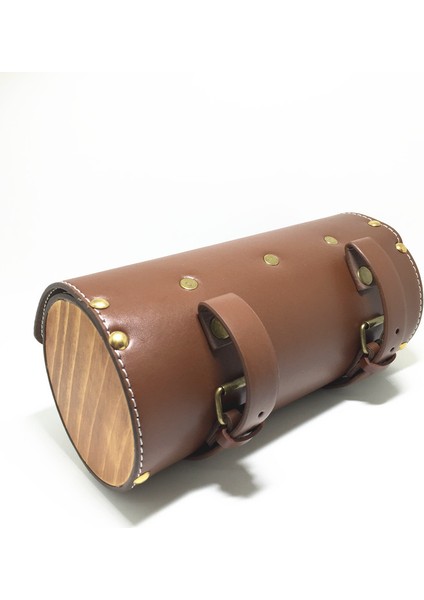 Yeni Kahverengi Tarz Bisiklet Koltuk Çantası Retro Çantalar Bisiklet Kuyruk Çantası Pu Ahşap Sırt Çantası Kişiselleştirilmiş Bisiklet Aksesuarları (Yurt Dışından) fırsatları