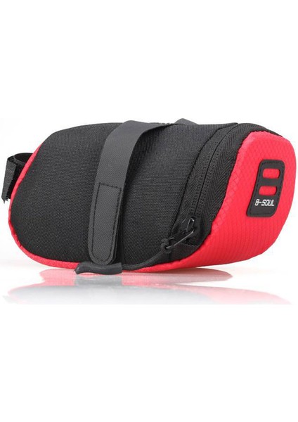 Kırmızı Stil Naylon Bisiklet Koltuk Çantası Su Geçirmez Dağ Bisikleti Koltuk Depolama Arka Araç Çantası Koltuk Dış Mekan Bisiklet Mtb Aksesuarları (Yurt Dışından)