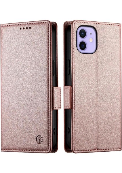 IPhone 12 Cüzdan Günlük Kullanım Için Flip Case Kart Yuvaları Flip Iş (Yurt Dışından)