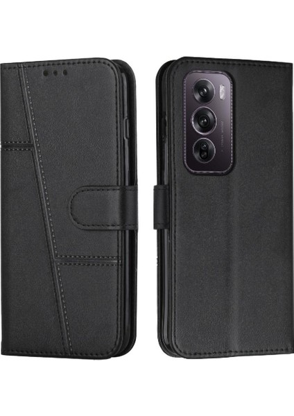 Oppo Oppo 12 Pro 5g Kart Ekleme Pu Deri Yan Toka Için Flip Case (Yurt Dışından)