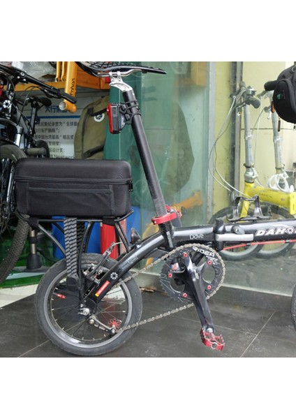 Gri Tarzı Yaklaşık 32X16X19CM Daho Dağ Bisikleti Arka Rack Çantası Katlanabilir Sert Kabuklu Bisiklet Pannier Çantası Bisiklet Ekipmanı (Yurt Dışından) fırsatları