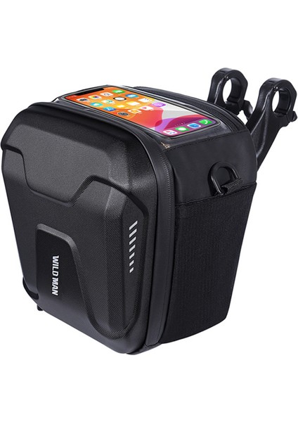 Mtb Dağ Yol Bisikleti Ön Çanta Su Geçirmez 3l Kapasite Direksiyon Çantası Yağmurluk ile Taşınabilir Çok (Yurt Dışından)