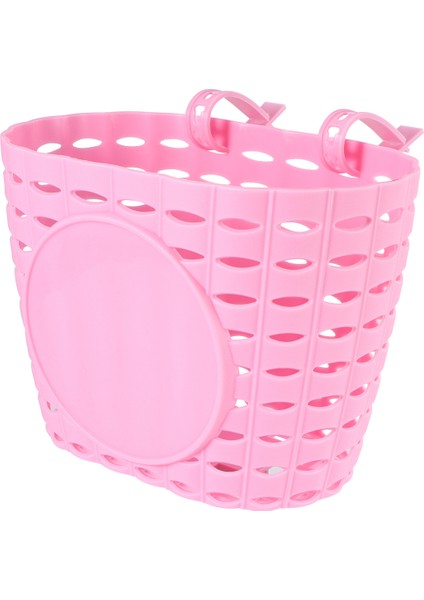 Pembe Tarzı Bisiklet Sepeti Plastik Sepet Bisiklet Taşıma Saklama Yedek Ön Yüklü Bisiklet Plastik Sürme L Kolu Kuyruk Çocuklar Geri (Yurt Dışından)