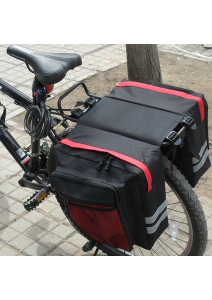 Mavi Bisiklet Çantası Tarzı Çift Taraflı Bisiklet Arka Rafı 2'li 1 Kamuflaj Çanta Dağ Yol Bisikleti Kuyruk Koltuk Yan Çanta Bagaj Taşıyıcı Bisiklet Çantası (Yurt Dışından) fırsatları