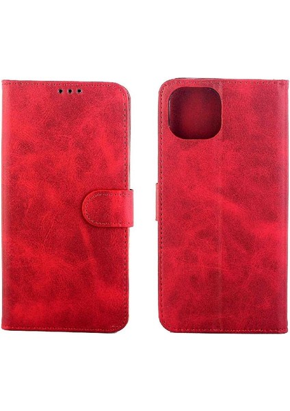 IPhone 15 Için Filp Durumda Artı Pu Deri Kart Tutucu Tam Koruma (Yurt Dışından)
