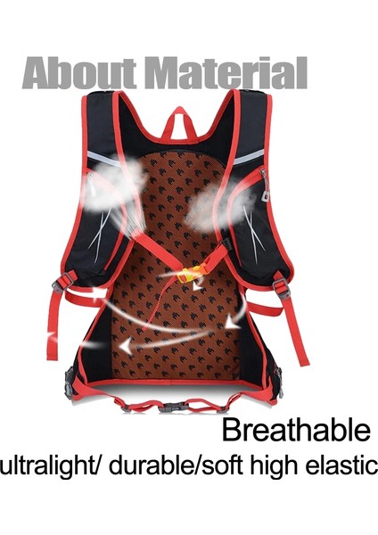 Sadece Siyah Kırmızı Çanta Tarzı 25L Bisiklet Koşu Açık Spor Su Çantası Kask Depolama Hidrasyon Sırt Çantası Ultra Hafif Yürüyüş Bisiklet Sırt Çantası Mesane Sırt Çantası (Yurt Dışından) fırsatları