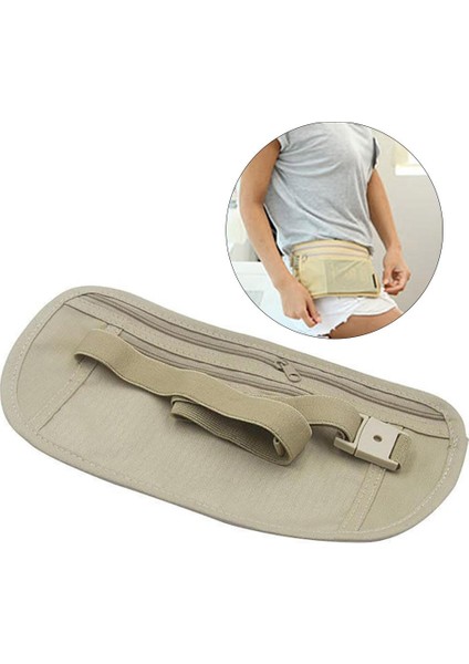 Siyah Stil Açık Hava Bel Kemeri Çanta Seyahat Anti-Hırsızlık Görünmez Telefon Pasaport Nakit Torbası Çok Fonksiyonlu Ultra-Hafif Koşu Çantaları (Yurt Dışından) modelleri