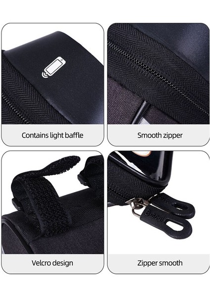 Stil2-Siyah Tarzı Bisiklet Çantası 1l Çerçeve Ön Tüp Bisiklet Dokunmatik Ekran Su Geçirmez Telefon Kılıfı Tutucu 7 Inç Bisiklet Aksesuarları (Yurt Dışından) indirimleri