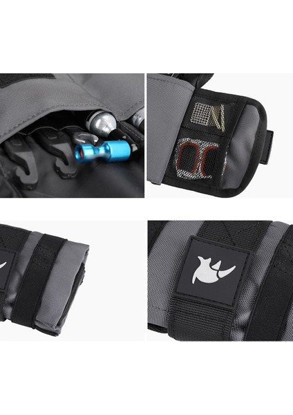 Siyah Stil 2021 Rhinowalk Bisiklet Çantası Bisiklet Aracı Depolama Çantası Katlanabilir Taşınabilir Aracı Çantaları Katlanabilir Çanta Bisiklet Sele Çantası Bisiklet Aksesuarları (Yurt Dışından) fırsatları