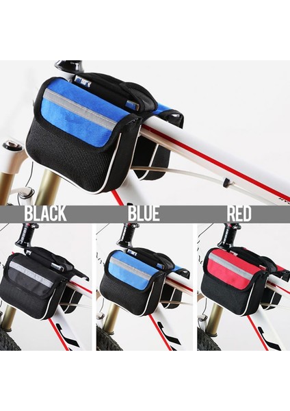 Kırmızı A Tarzı Evrensel Bisiklet Çerçeve Ön Tüp Çantaları Dokunmatik Telefon Ekranı ile Mobil Telefonlar Için Bisiklet Mtb Dağ Bisikleti Yeni (Yurt Dışından) fırsatları