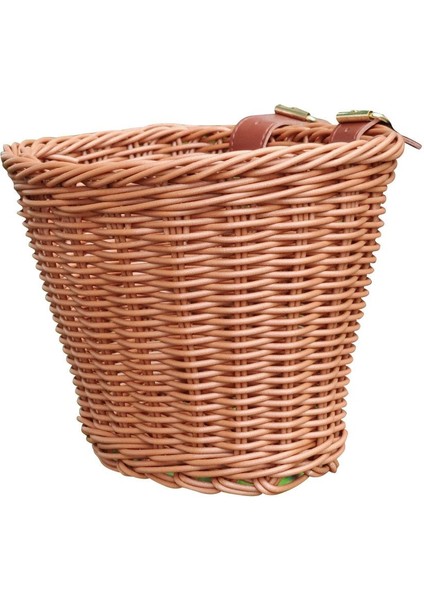 B Tarzı Bisiklet Ön Sepeti Bisiklet Sepeti Retro Kapaksız Bisiklet Plastik Retro Bisiklet Sepeti Katlanabilir Bisiklet Sepeti Dağ Bisikleti Çantası (Yurt Dışından)