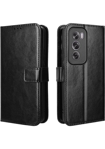 Oppo Oppo 12 5g Kart Tutucu Manyetik Cüzdan Flip Kapak Için Kılıf (Yurt Dışından)