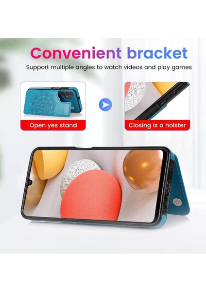 Samsung Galaxy A32 5g Desen Çiçek Flip Için Kart Tutucu Kılıf ile Cüzdan (Yurt Dışından) fiyatları
