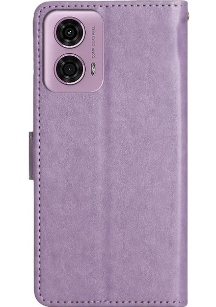 Motorola Moto G24 Kart Tutucu Pu Deri Bilek Kayışı Kapatma Için Filp Durumda (Yurt Dışından) fırsatları