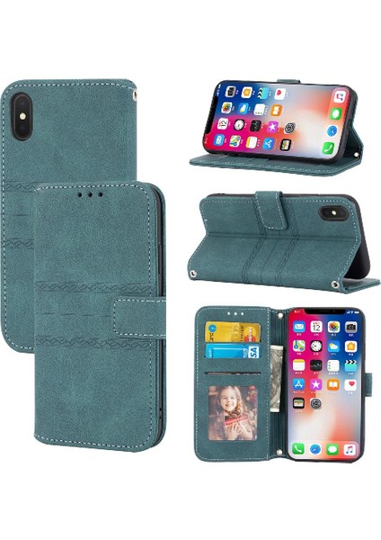 Iphone Xr Için Flip Case Manyetik Kapatma Cüzdan Kılıf Kickstand Darbeye (Yurt Dışından)