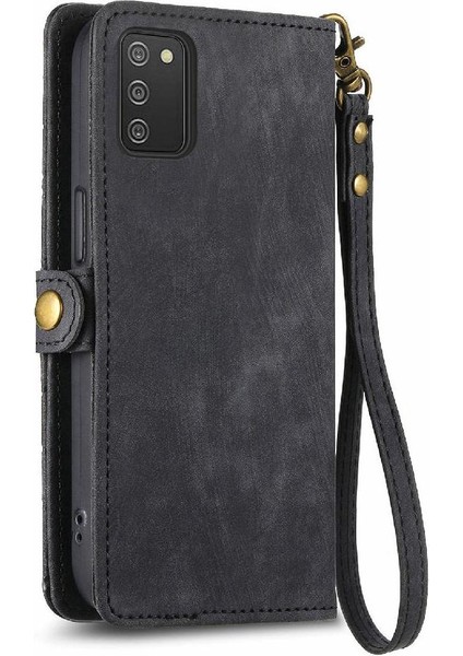 Samsung Galaxy A02S Için Flip Case Darbeye Deri Kılıf Kapak Çevirin (Yurt Dışından) fırsatları
