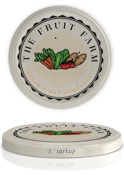 Hijyenik Paketli 10 Adet Kavanoz Kapağı – Fruit Farm – 82 mm fiyatları