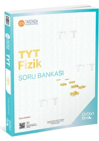 ÜçDörtBeş Yayınları  TYT Fizik Soru Bankası