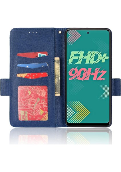 Infinix Sıcak 11S Kart Yuvaları Için Kılıf Tutucu Pu Deri Yan Toka Cüzdan (Yurt Dışından) modelleri