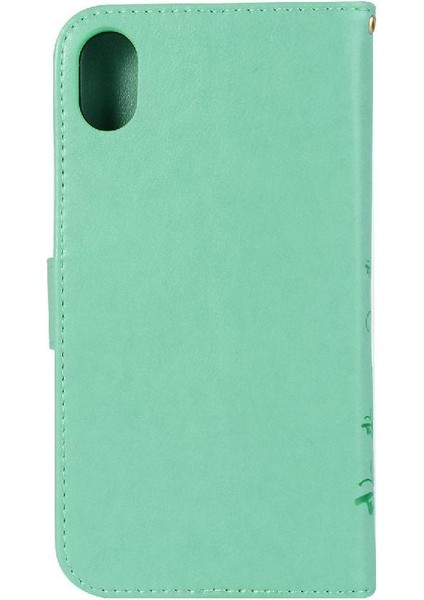 IPhone Xs Max Manyetik Kapatma Kickstand Pu Deri Bilek Için Filp Durumda (Yurt Dışından) modelleri