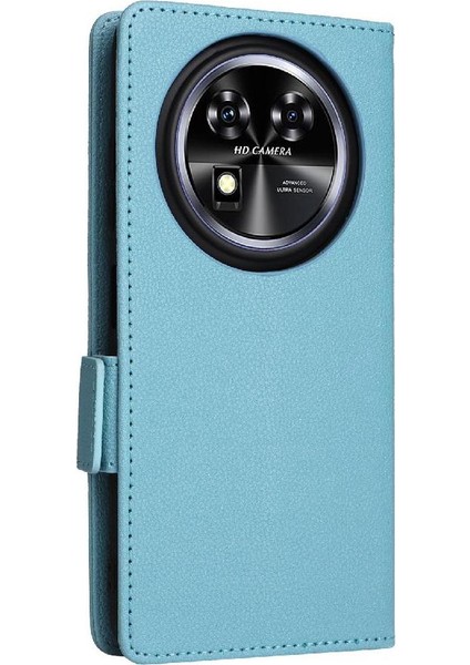 Oukitel C37 Kart Yuvaları Için Flip Case Tutucu Yan Toka Pu Deri Cüzdan (Yurt Dışından)