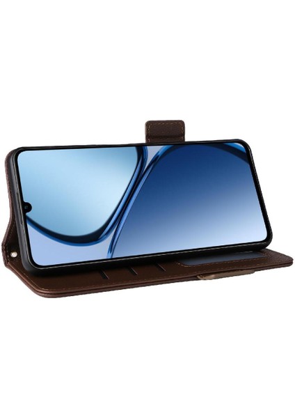 Realme C63 4g Için Flip Case Pu Deri Cüzdan Manyetik Yan Toka Kartı (Yurt Dışından) modelleri