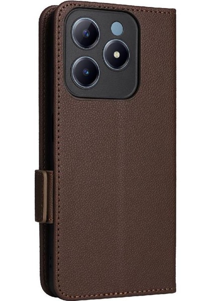 Realme C63 4g Için Flip Case Pu Deri Cüzdan Manyetik Yan Toka Kartı (Yurt Dışından) fırsatları