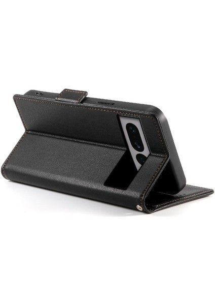 Google Piksel 7 Pro Cüzdan Kart Yuvaları Için Flip Case Iş Günlük Kullanım Flip (Yurt Dışından)