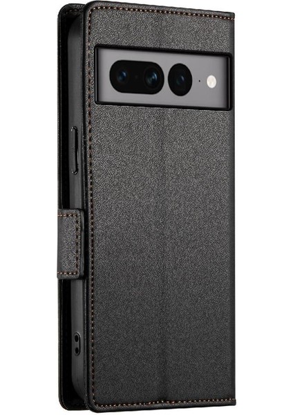 Google Piksel 7 Pro Cüzdan Kart Yuvaları Için Flip Case Iş Günlük Kullanım Flip (Yurt Dışından)