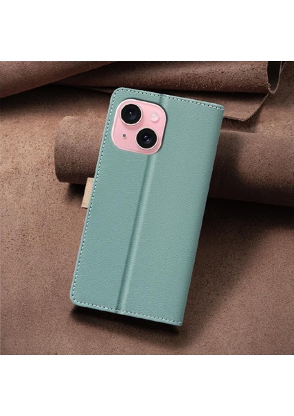 IPhone 11 Için Flip Case Rfıd Engelleme Kickstand Darbeye Tpu Iç Kabuk (Yurt Dışından)