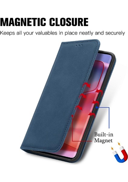 Motorola Moto Kenar 50 Pro Cüzdan Kılıf Için Flip Case Darbeye (Yurt Dışından)