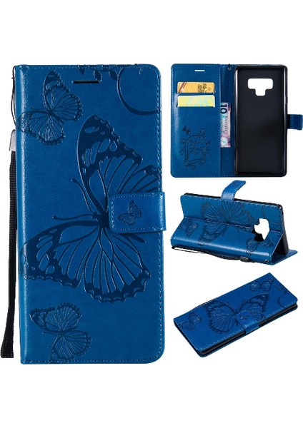 Samsung Galaxy Not 9 Için Kılıf Darbeye Kapak ile Kickstand Çevirin Kart (Yurt Dışından)