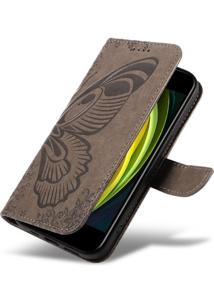 IPhone 7/8 Için Flip Case Ayrılabilir El Kayışı ile Yüksek Kaliteli Deri (Yurt Dışından)