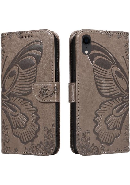 IPhone Xr Yüksek Kaliteli Deri Kredi Kartı Yuvası El ile Flip Case (Yurt Dışından)