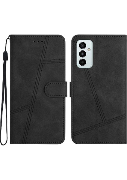 Bdt Shop Samsung Galaxy M23 5g Için Flip Case Cüzdan Pu Deri Bilek Kayışı Flip (Yurt Dışından)