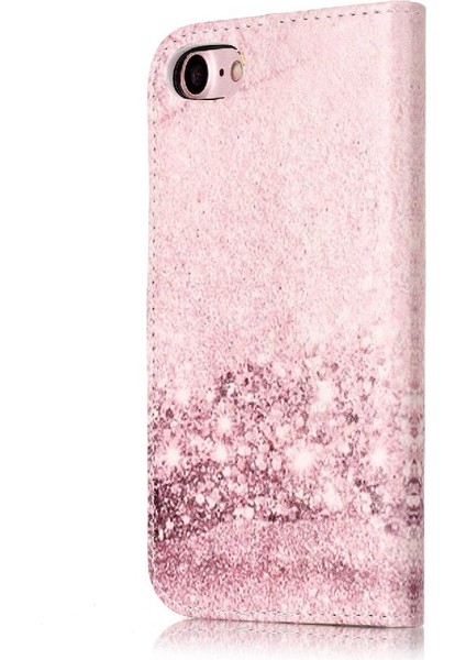Iphone 7/8 Için Flip Case Tam Koruma Manyetik Mermer Desen Pu Cüzdan (Yurt Dışından) indirimleri