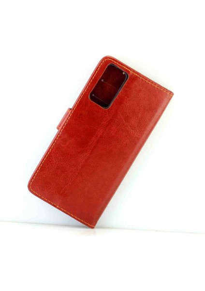 Realme 7 Pro Manyetik Kapatma Pu Deri Kickstand Kart Için Flip Case (Yurt Dışından)