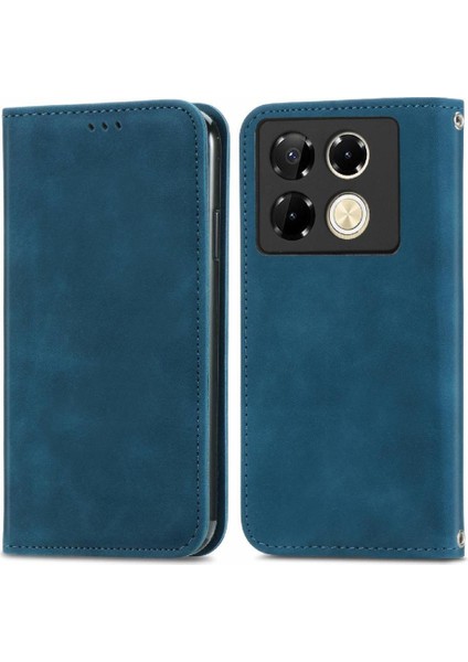 Infinix Not 40 Pro 4g Için Flip Case Kapak Cüzdan Deri Kılıf (Yurt Dışından)