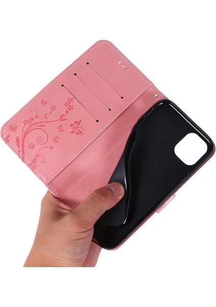 IPhone 11 Için Filp Durumda Kart Tutucu Manyetik Kapatma Pu Deri Kickstand (Yurt Dışından) indirimleri