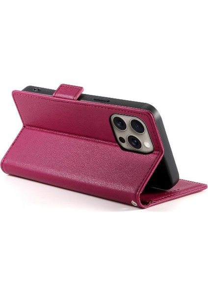 IPhone 16 Için Flip Case Pro Max Kart Yuvaları Flip Iş Cüzdan Günlük Kullanım (Yurt Dışından)