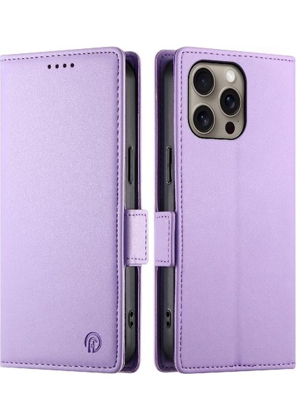 IPhone 16 Için Flip Case Pro Max Kart Yuvaları Flip Iş Cüzdan Günlük Kullanım (Yurt Dışından)