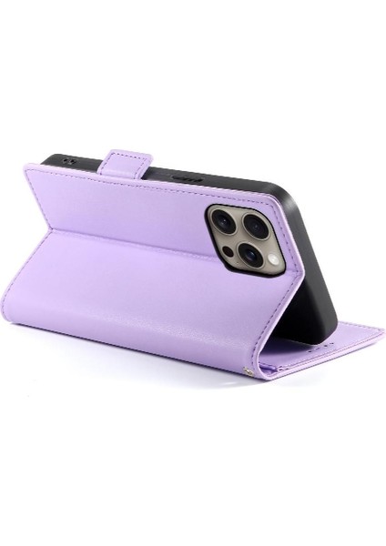 IPhone 16 Için Flip Case Pro Max Kart Yuvaları Flip Iş Cüzdan Günlük Kullanım (Yurt Dışından)