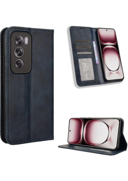 Oppo Oppo 12 Pro 5g Manyetik Kapatma Pu Deri Cüzdan Için Kılıf (Yurt Dışından)
