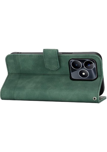 Realme C53 Nakit Cep Premium Manyetik Kapatma Kart Yuvaları Için Flip Case (Yurt Dışından) modelleri