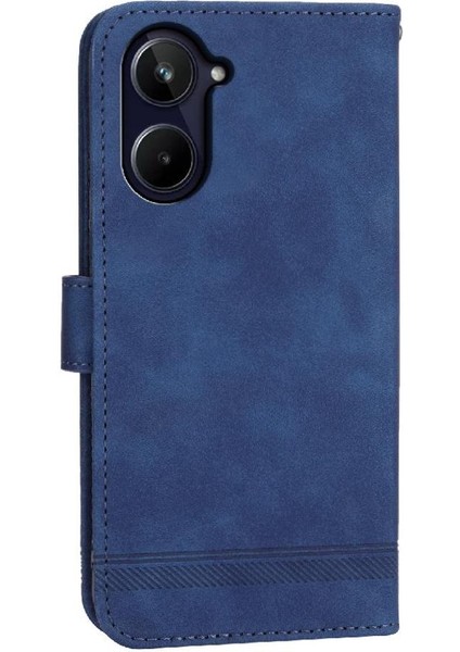 Realme 10 Pro 5g Manyetik Kapatma Bileklik Premium Kart Için Flip Case (Yurt Dışından)