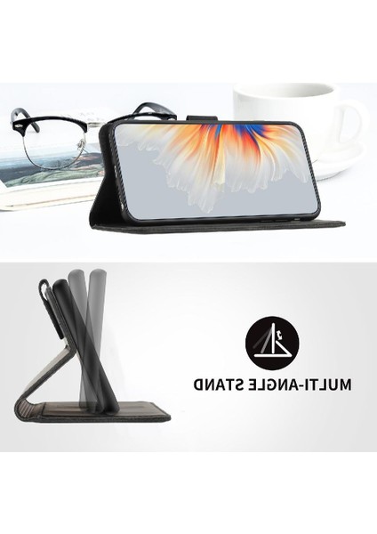Huawei Pura 70 Pro Kılıf Cüzdan Premium Pu Dahili Mıknatıs ile Uyumlu (Yurt Dışından)
