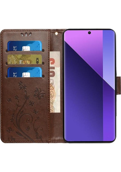 Onur Için Flip Case 200 Pro Bilek Kayışı Manyetik Kapatma Kart Tutucu Pu (Yurt Dışından)