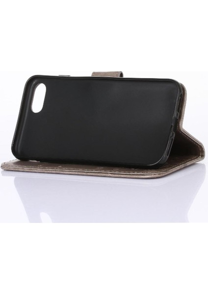 IPhone 7 Için Filp Durumda Artı Kickstand Kart Tutucu Pu Deri Bilek Kayışı (Yurt Dışından) fiyatları