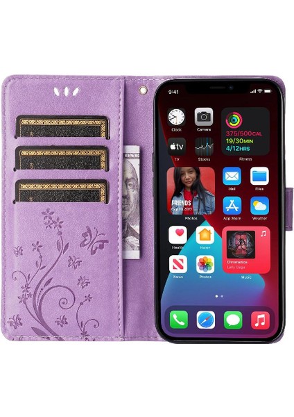 IPhone 15 Için Filp Durumda Pro Max Kart Tutucu Pu Deri Manyetik Kapatma (Yurt Dışından)